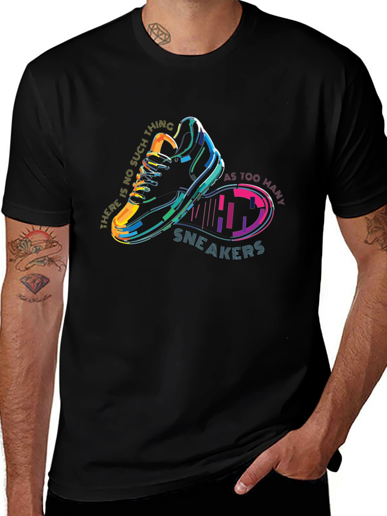 Stylish Sneaker Lover T-Shirt: Too Many Sneakers?