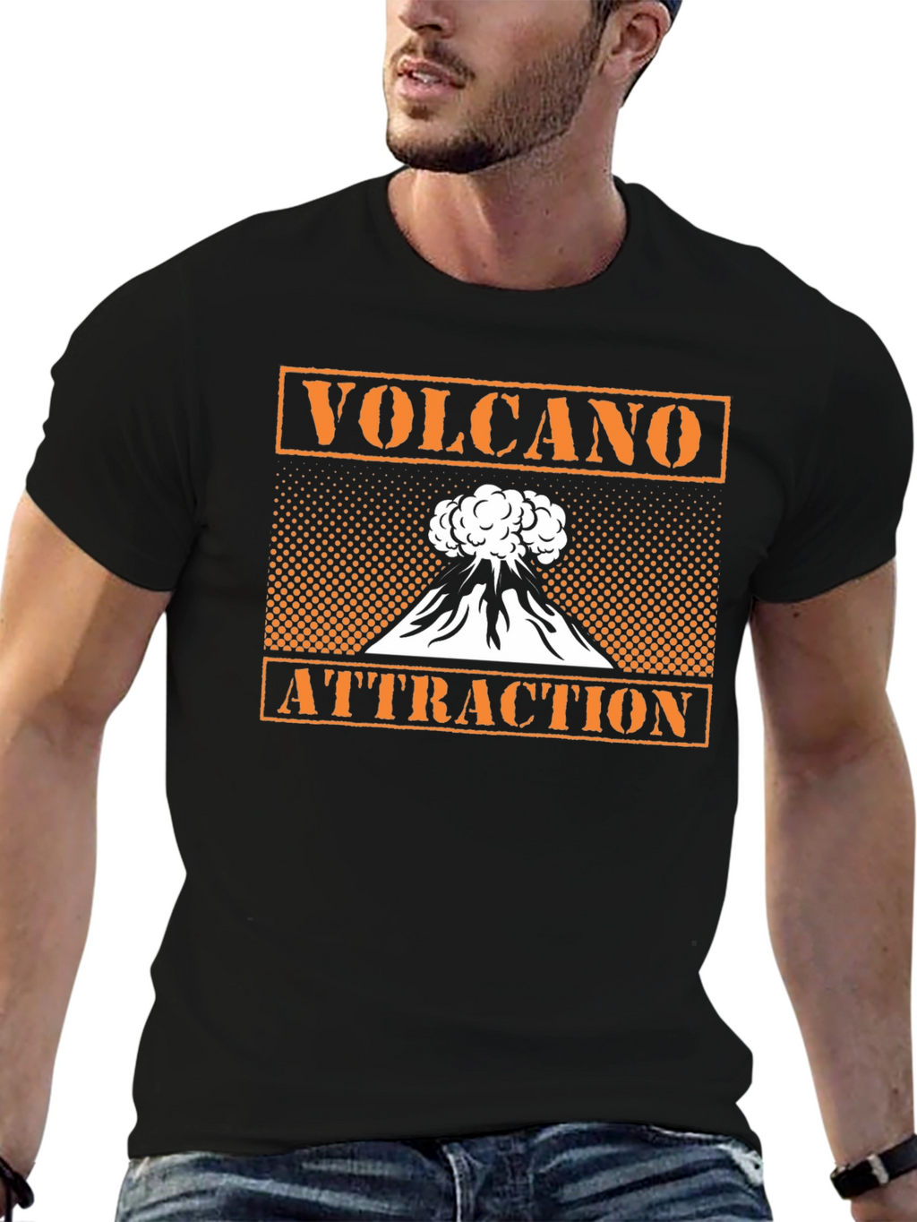 Volcano Attraction Graphic Tee