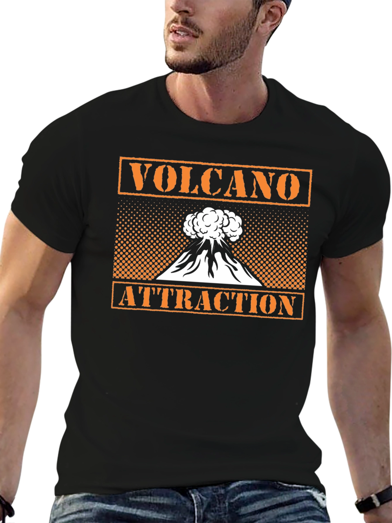 Volcano Attraction Graphic Tee