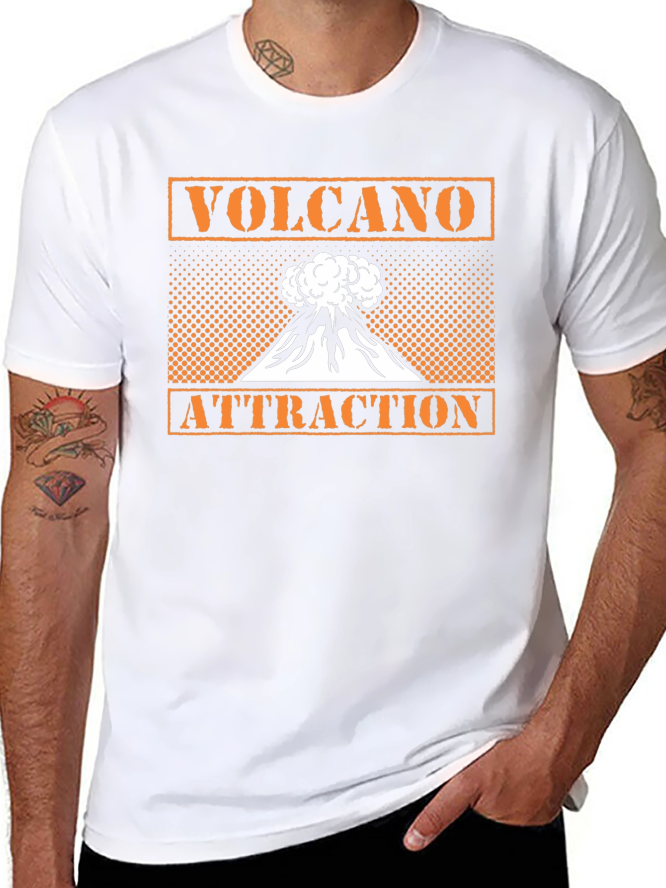 Volcano Attraction Graphic Tee