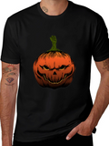 Mens Pumpkin Graphic Tee - Halloween Ready!