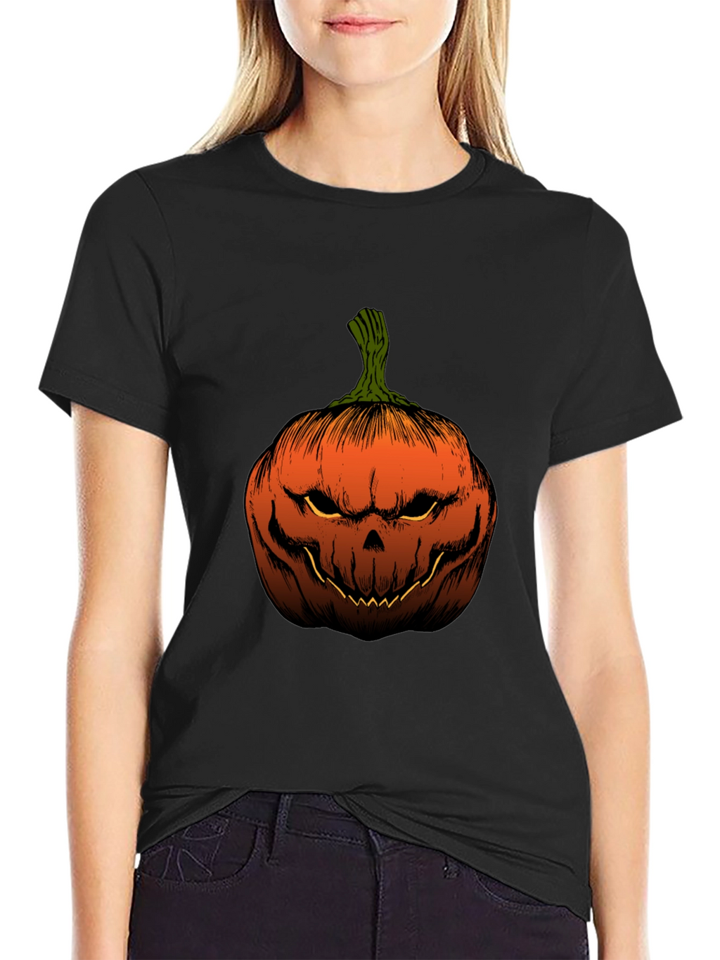 Mens Pumpkin Graphic Tee - Halloween Ready!