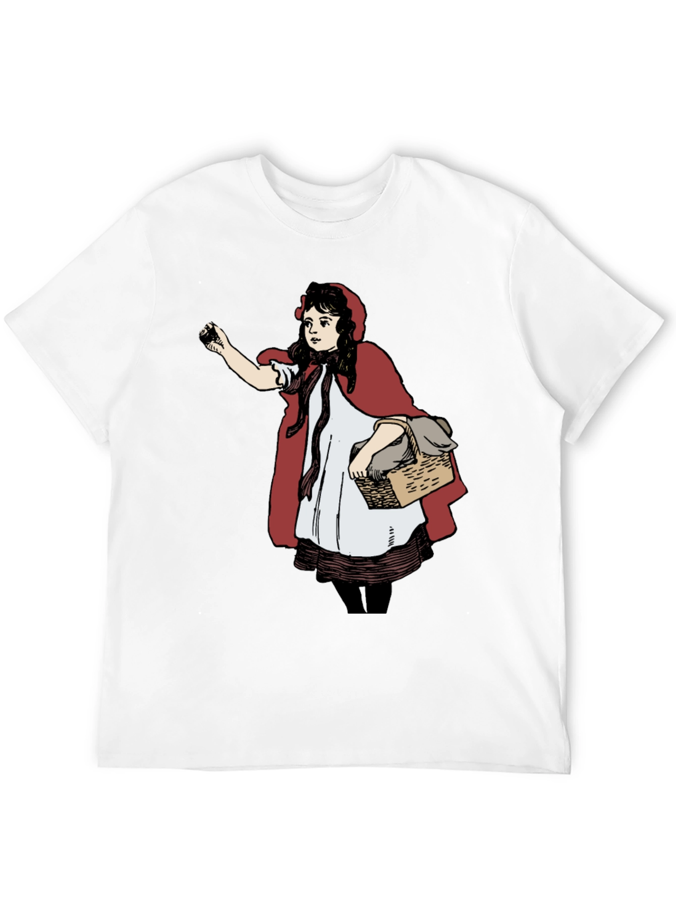 Little Red Riding Hood Graphic Tee - Black