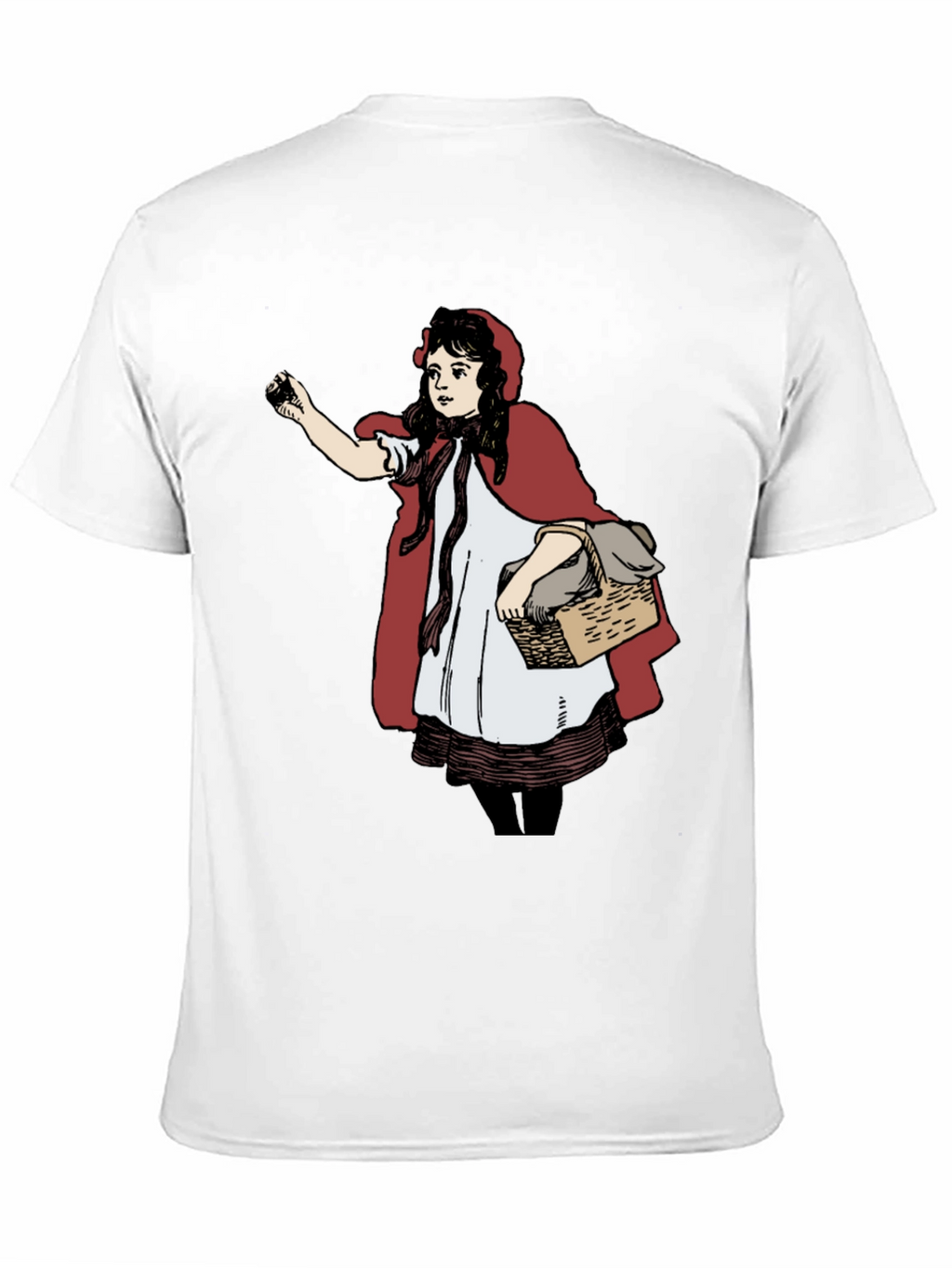 Little Red Riding Hood Graphic Tee - Black