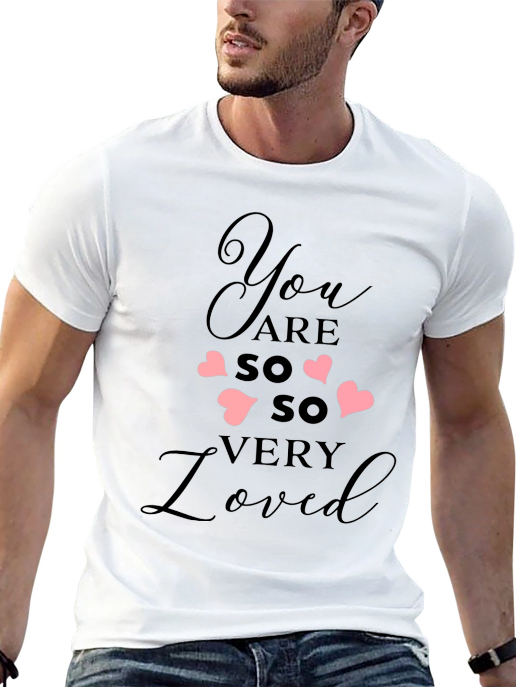 You Are So Very Loved Black Tee
