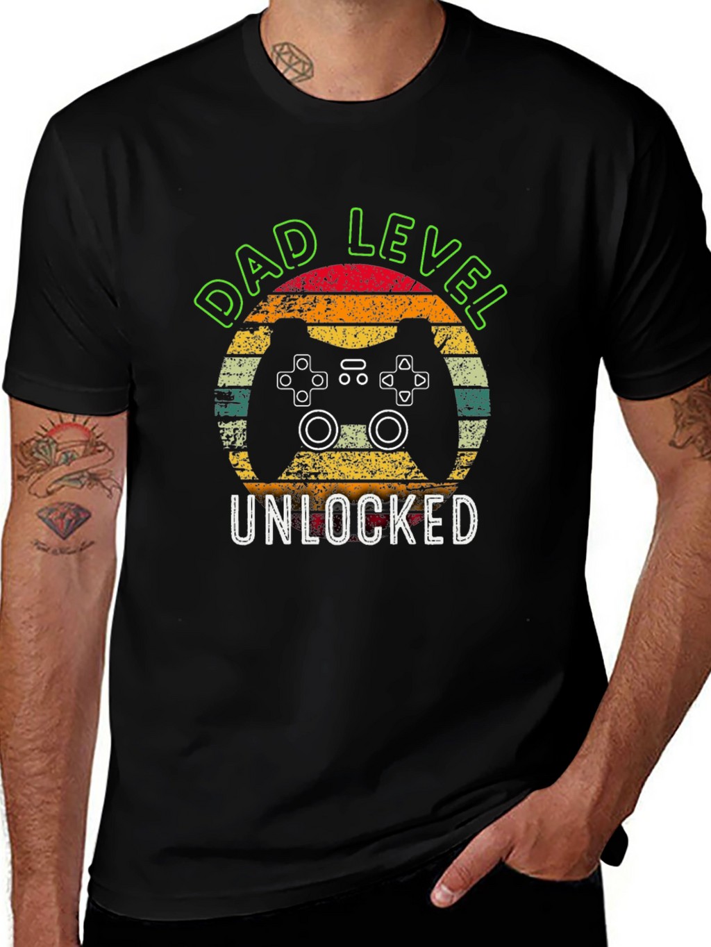 Dad Level Unlocked T-Shirt