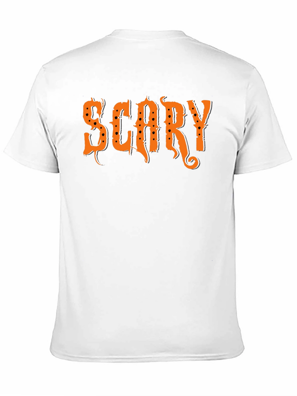 Scary Halloween Graphic T-Shirt - Black