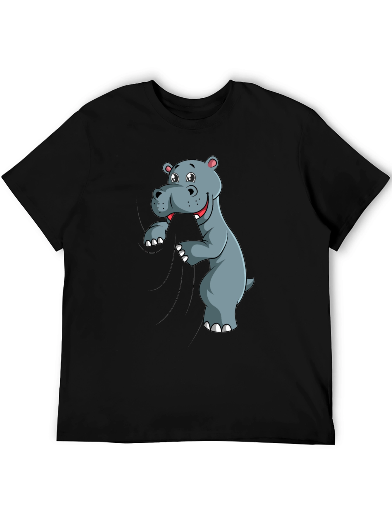 Funny Hippo T-Shirt - Cartoon Animal Tee