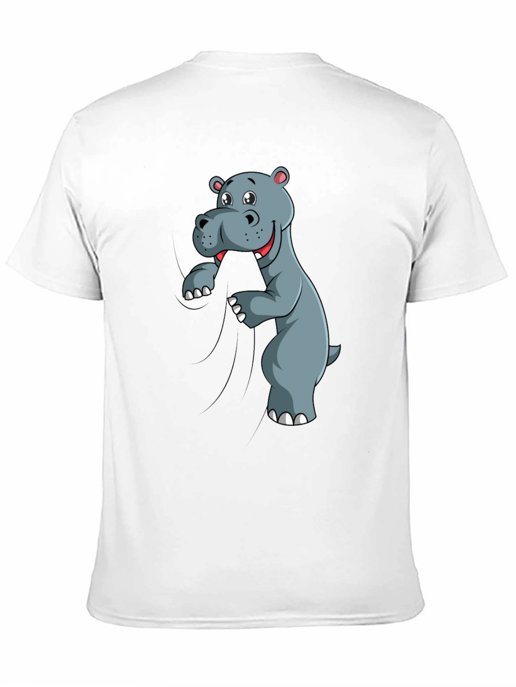 Funny Hippo T-Shirt - Cartoon Animal Tee