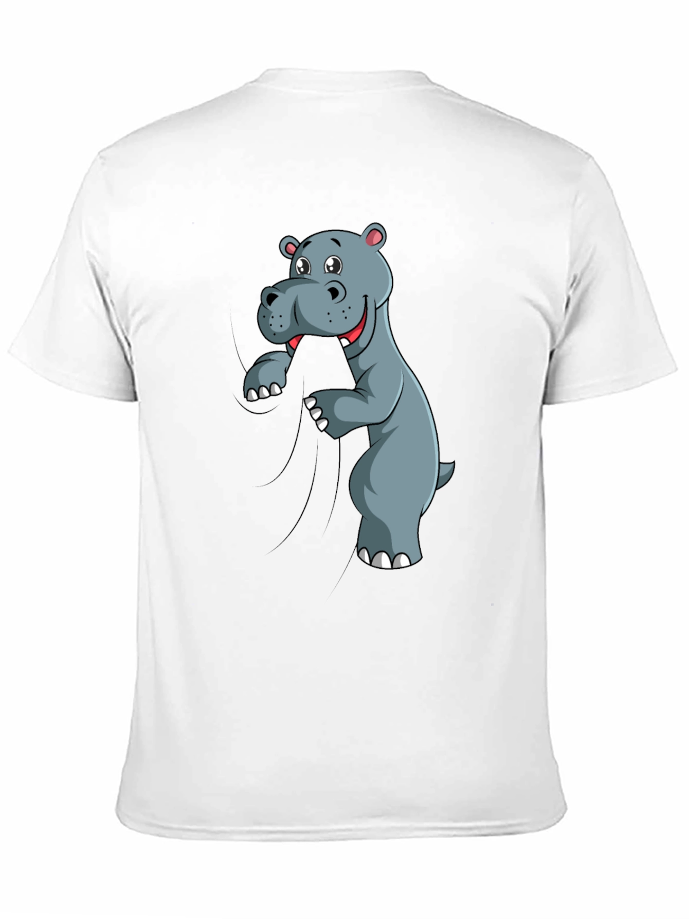 Funny Hippo T-Shirt - Cartoon Animal Tee