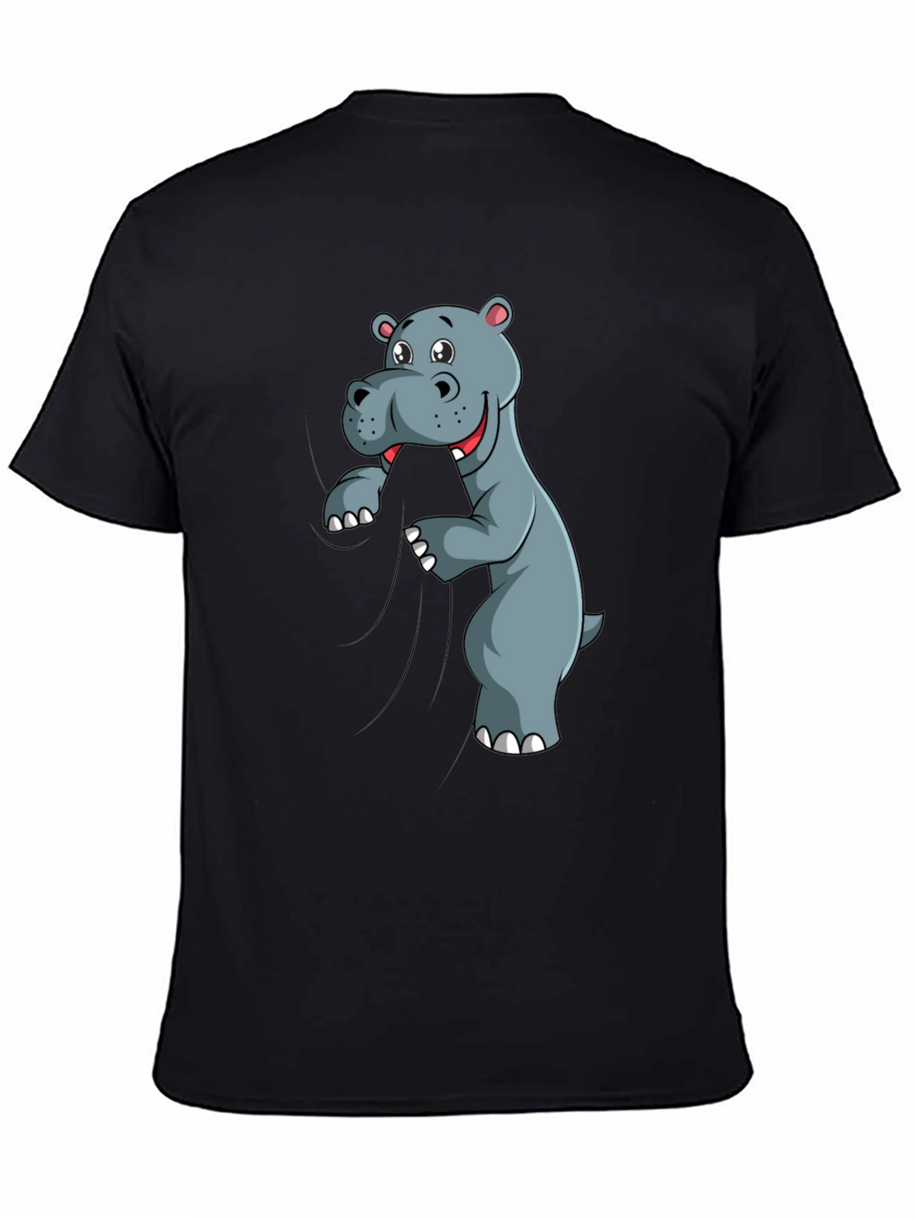 Funny Hippo T-Shirt - Cartoon Animal Tee