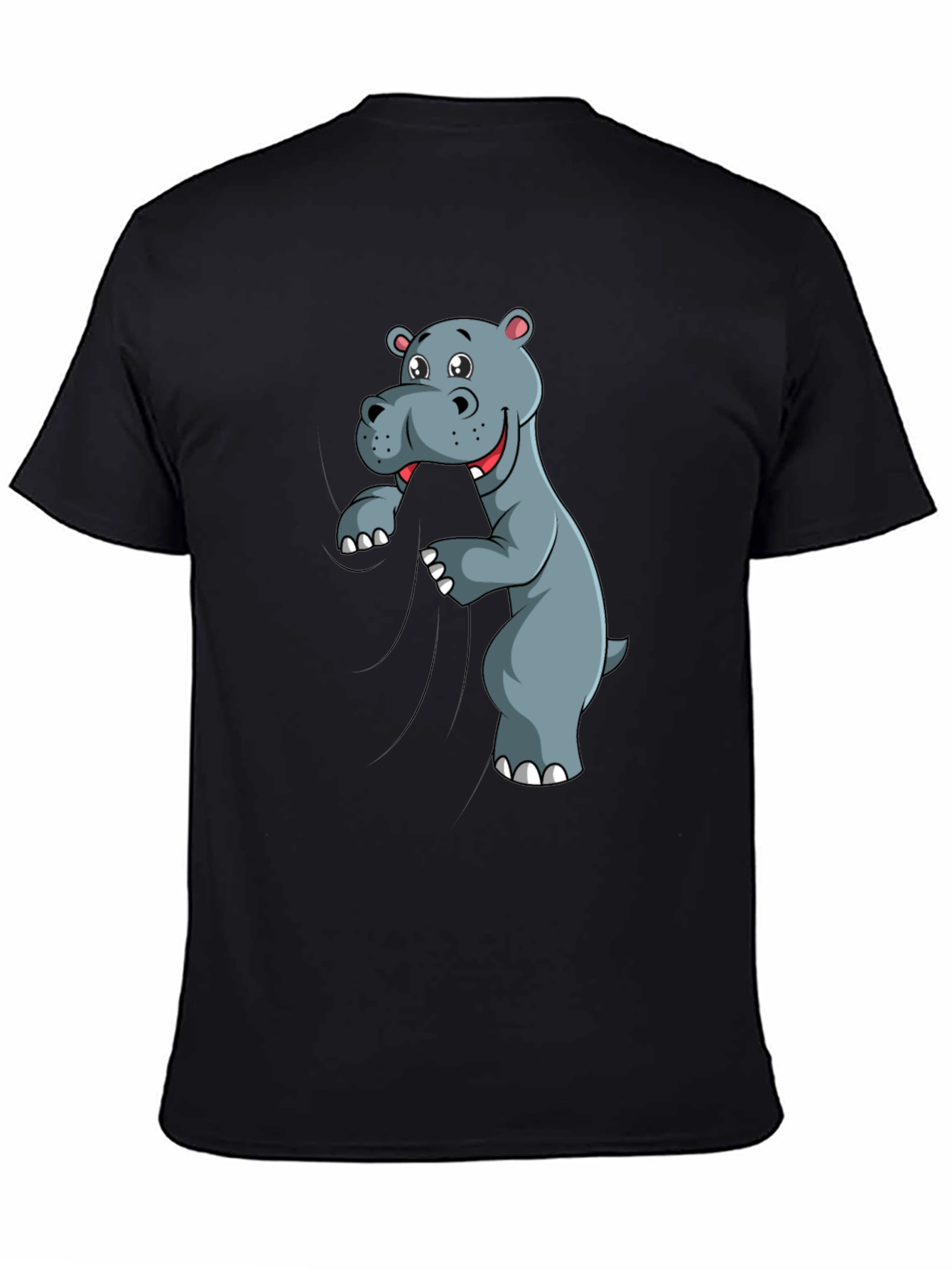 Funny Hippo T-Shirt - Cartoon Animal Tee
