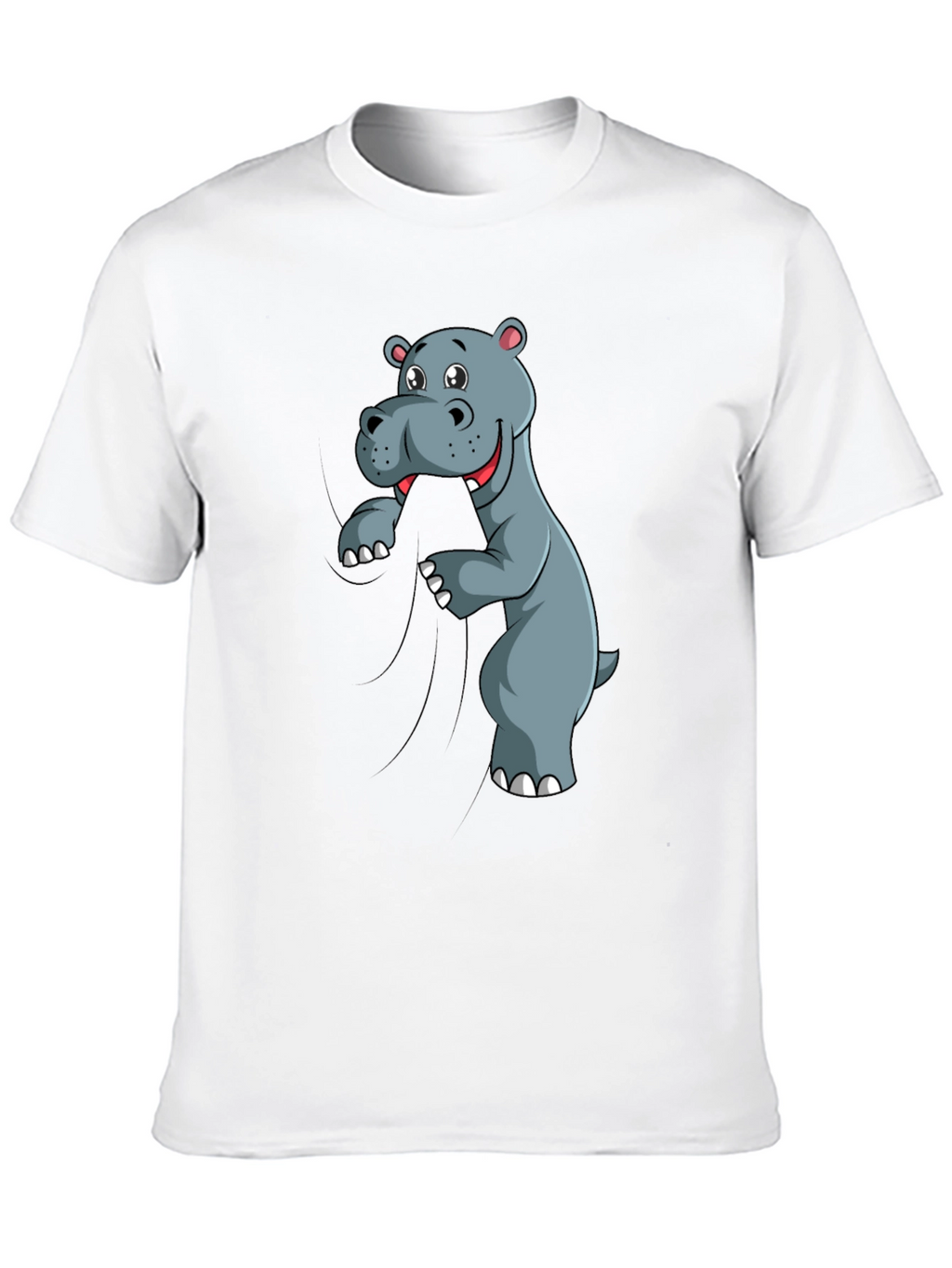Funny Hippo T-Shirt - Cartoon Animal Tee