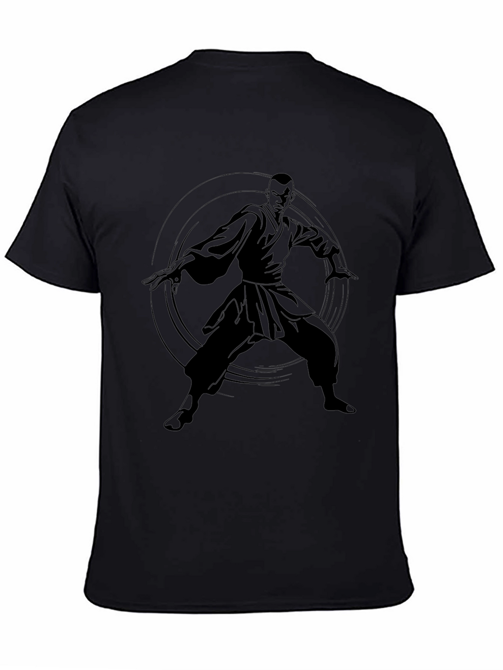 Martial Arts Graphic Tee - Black