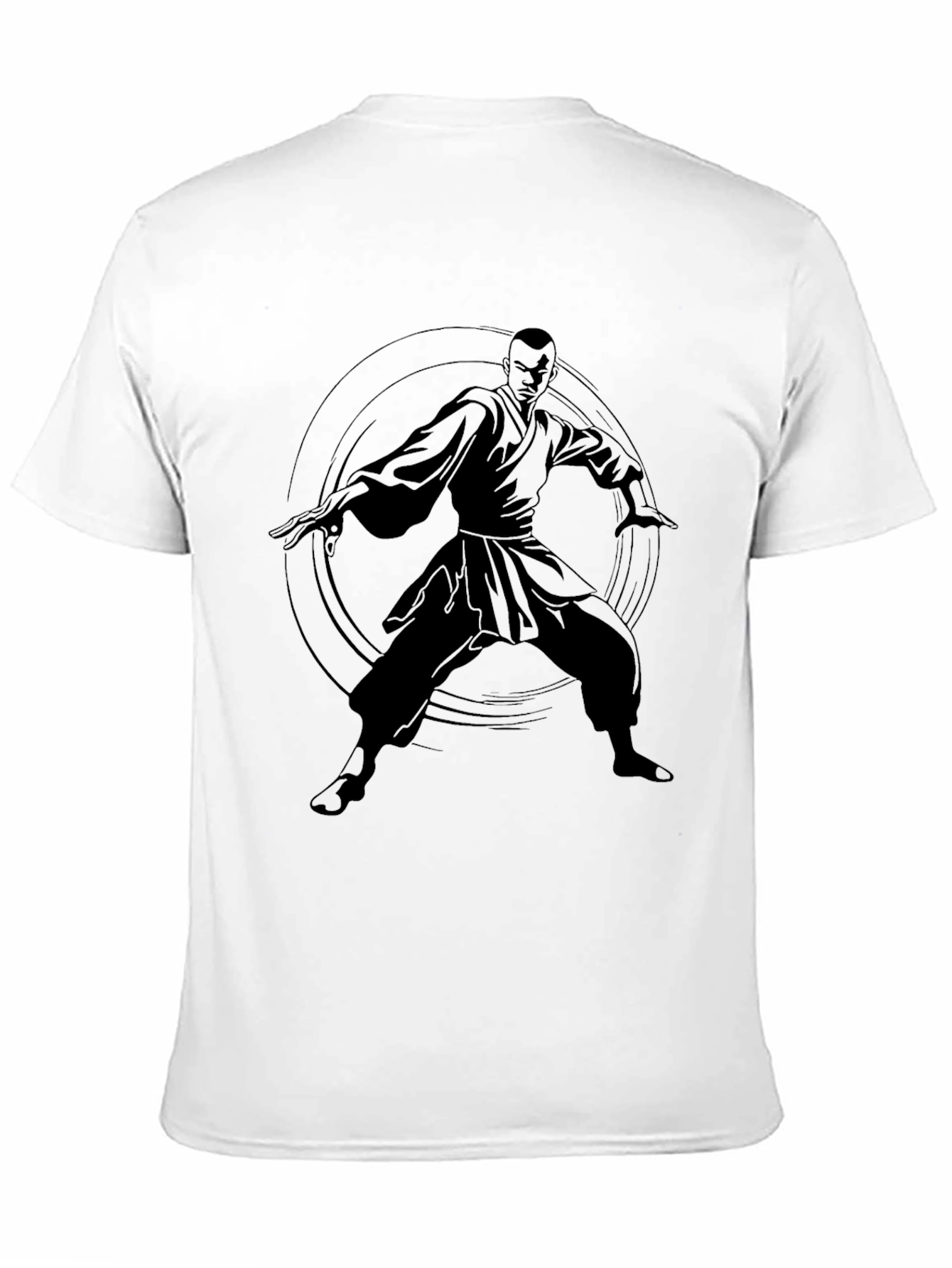 Martial Arts Graphic Tee - Black