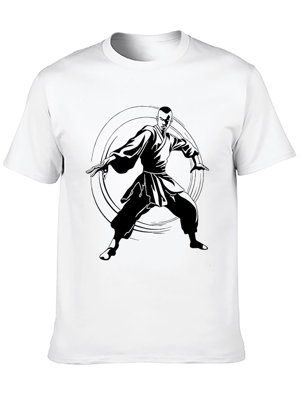 Martial Arts Graphic Tee - Black