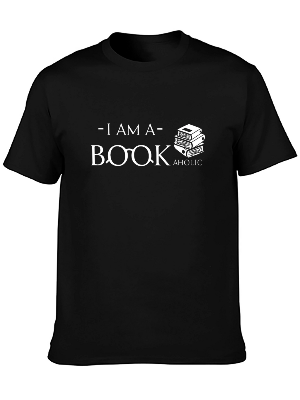 Bookaholic Graphic Tee - Novelty Reader Shirt