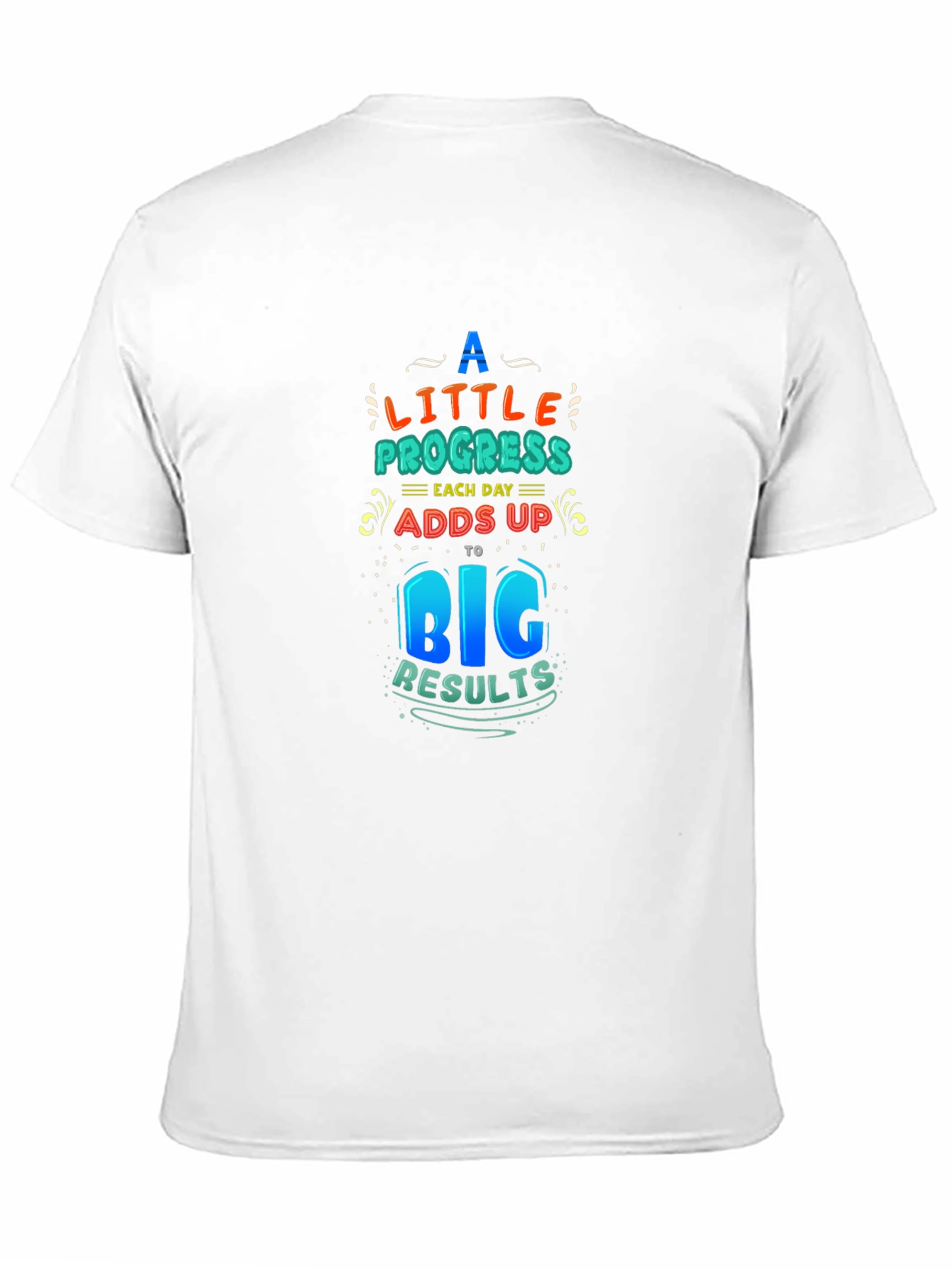 Motivational T-Shirt: Progress Adds Up