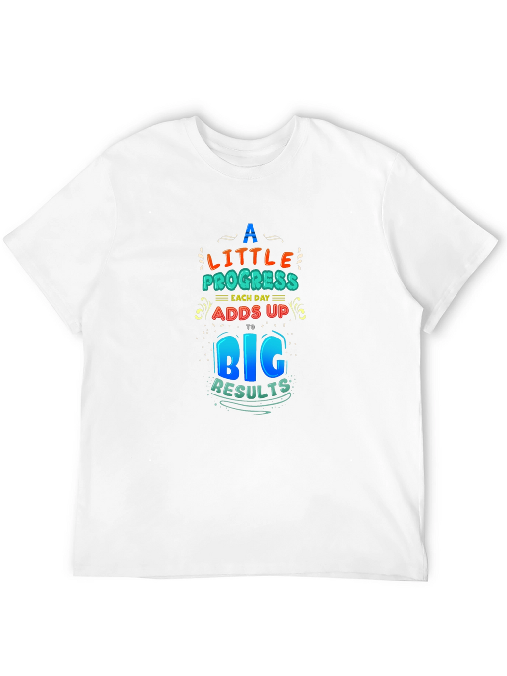 Motivational T-Shirt: Progress Adds Up