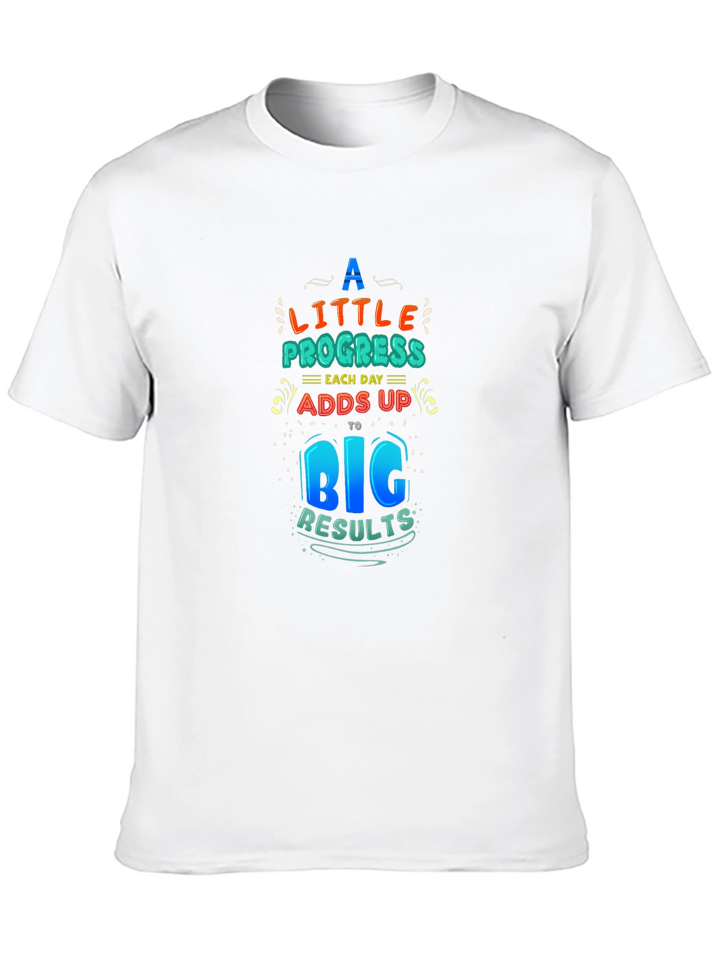 Motivational T-Shirt: Progress Adds Up