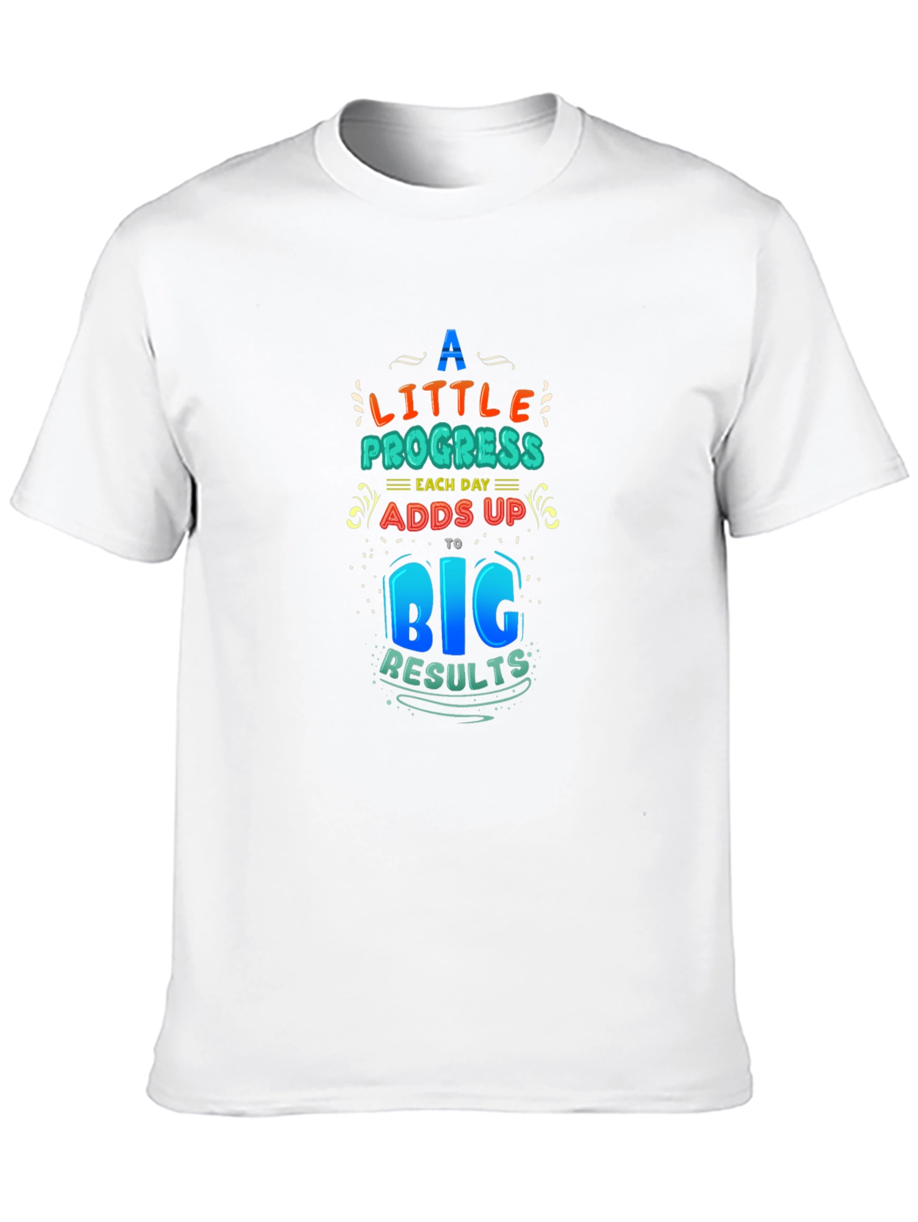 Motivational T-Shirt: Progress Adds Up
