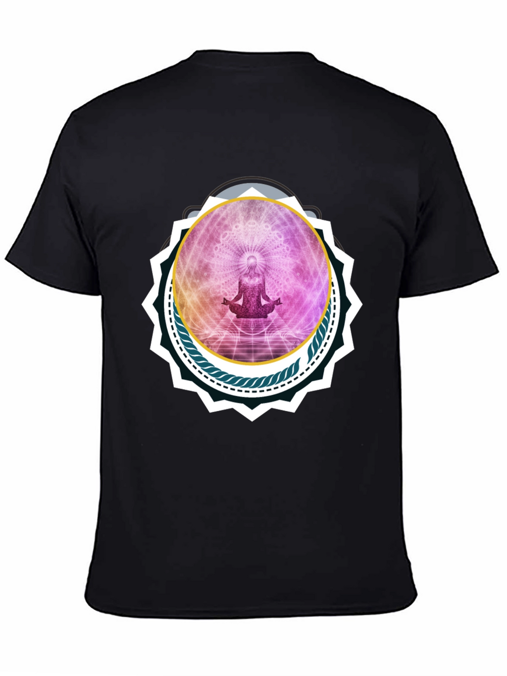 Meditative Black T-Shirt