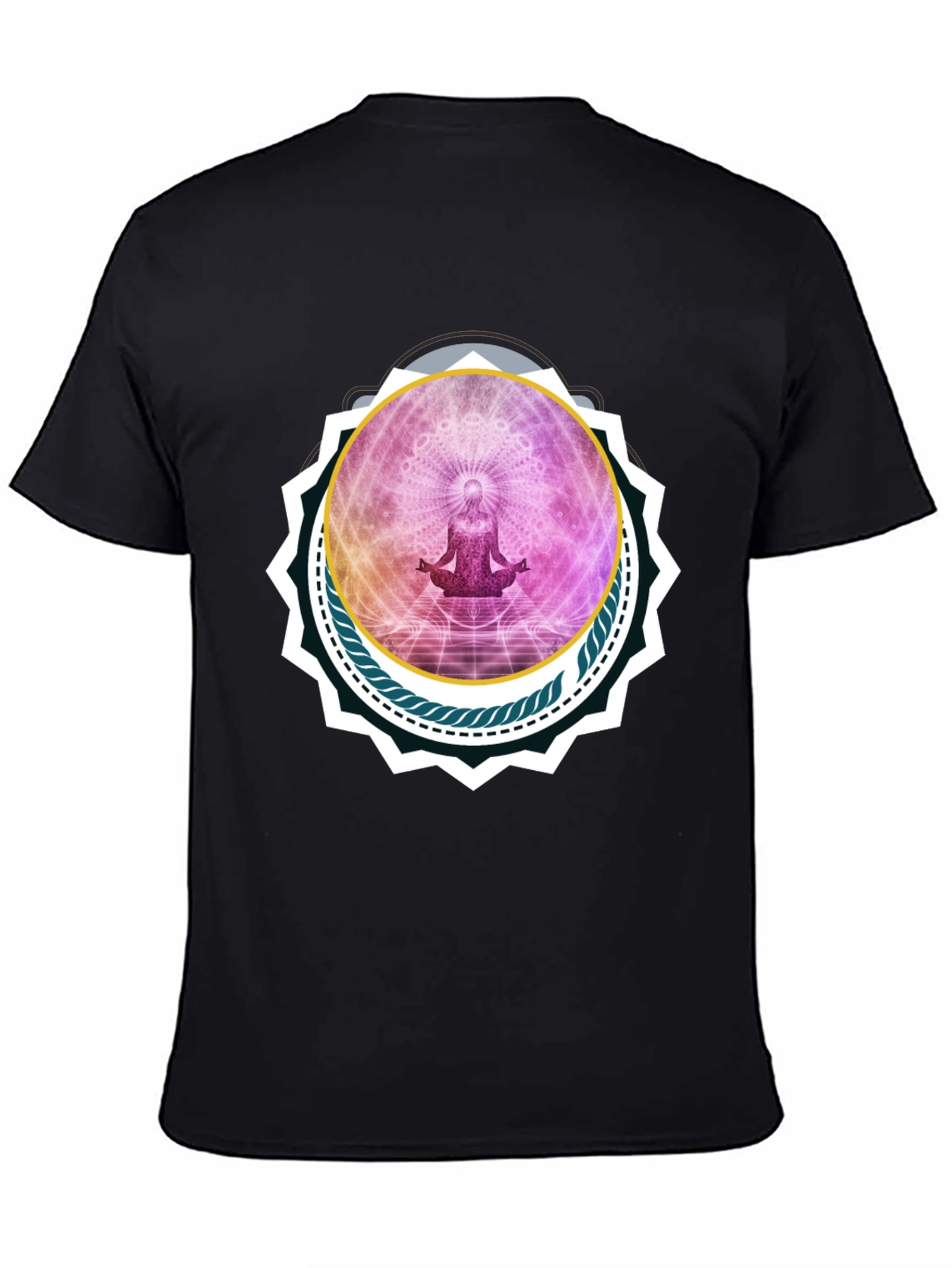Meditative Black T-Shirt