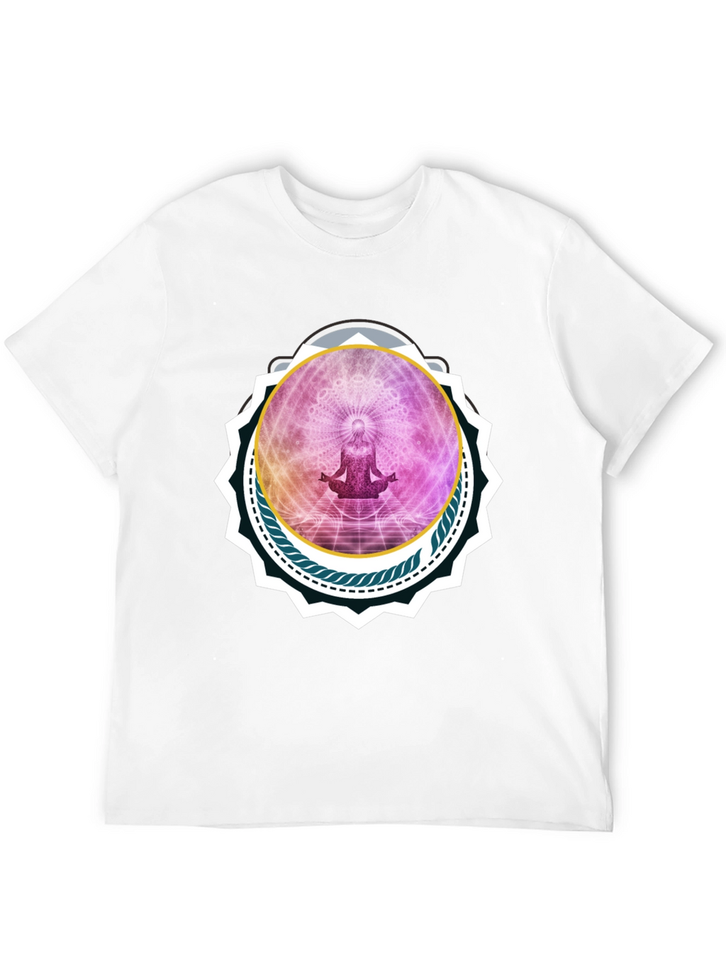 Meditative Black T-Shirt