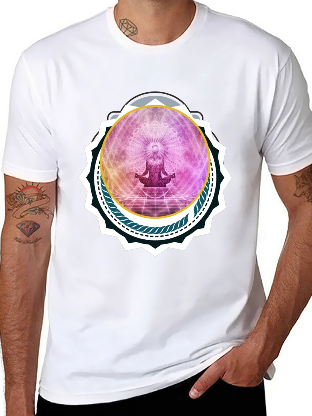 Meditative Black T-Shirt