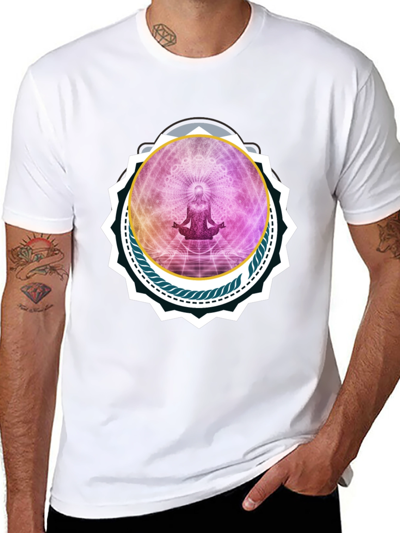 Meditative Black T-Shirt