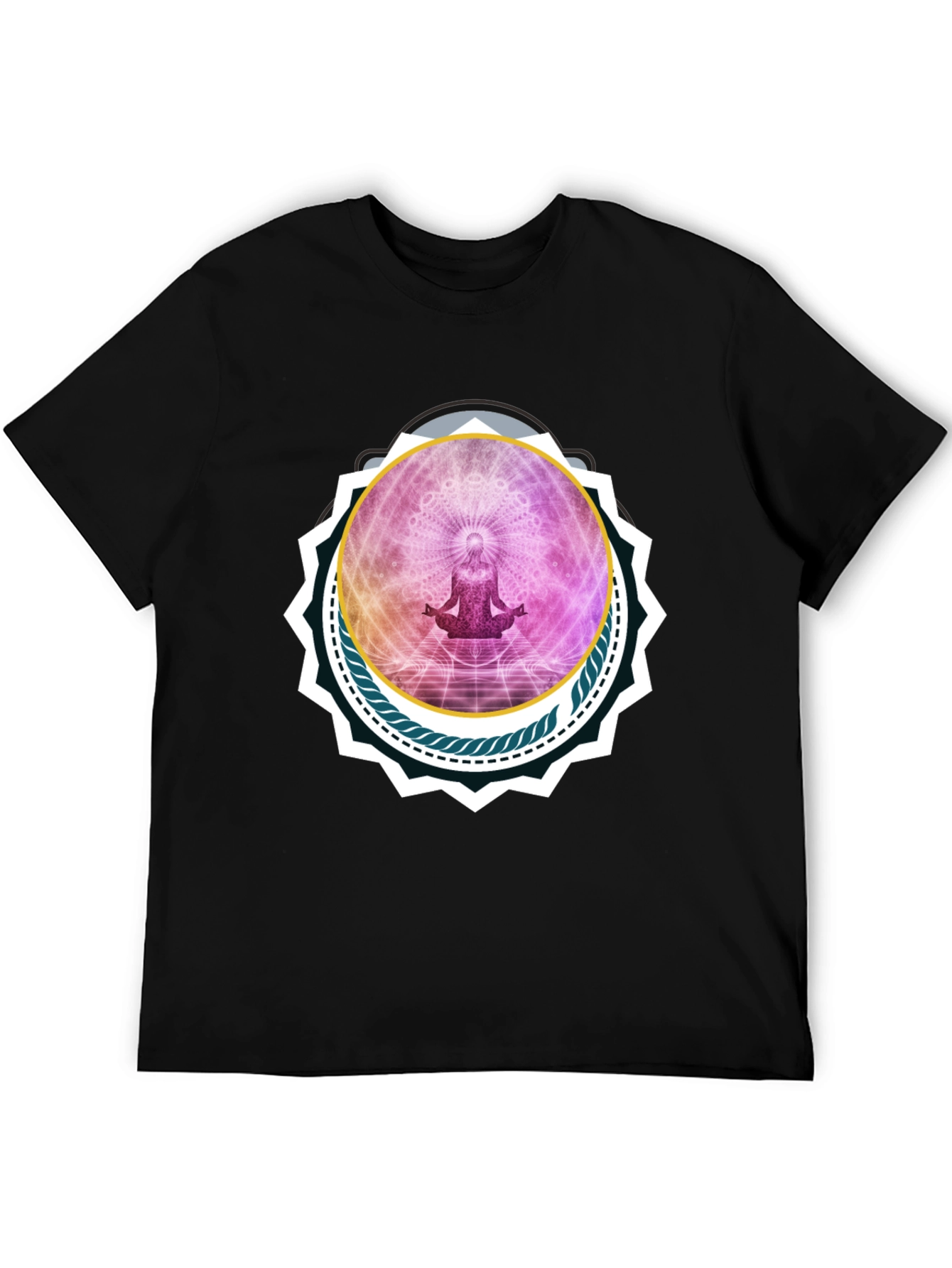 Meditative Black T-Shirt