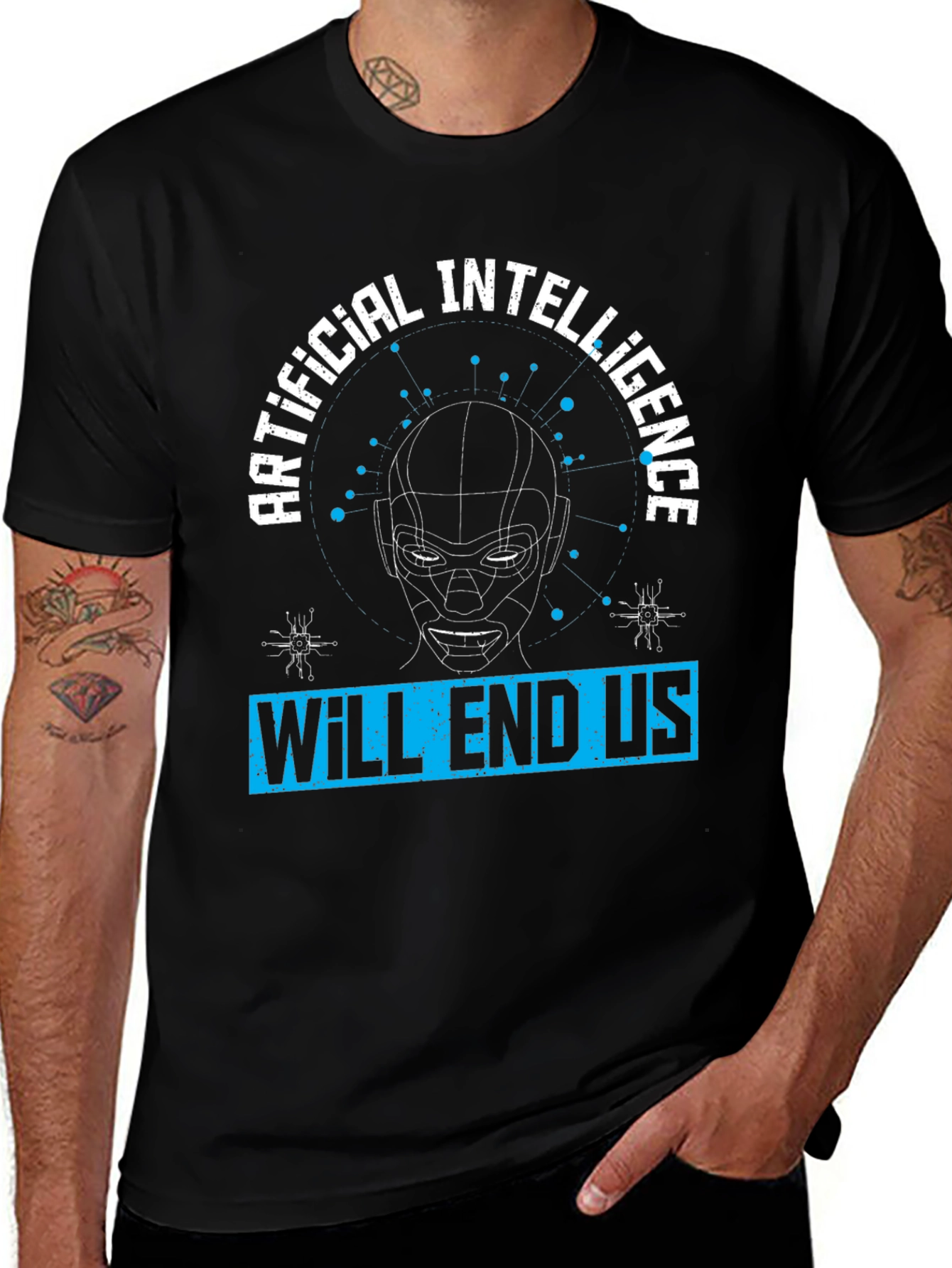 AI T-Shirt - Artificial Intelligence Will End Us