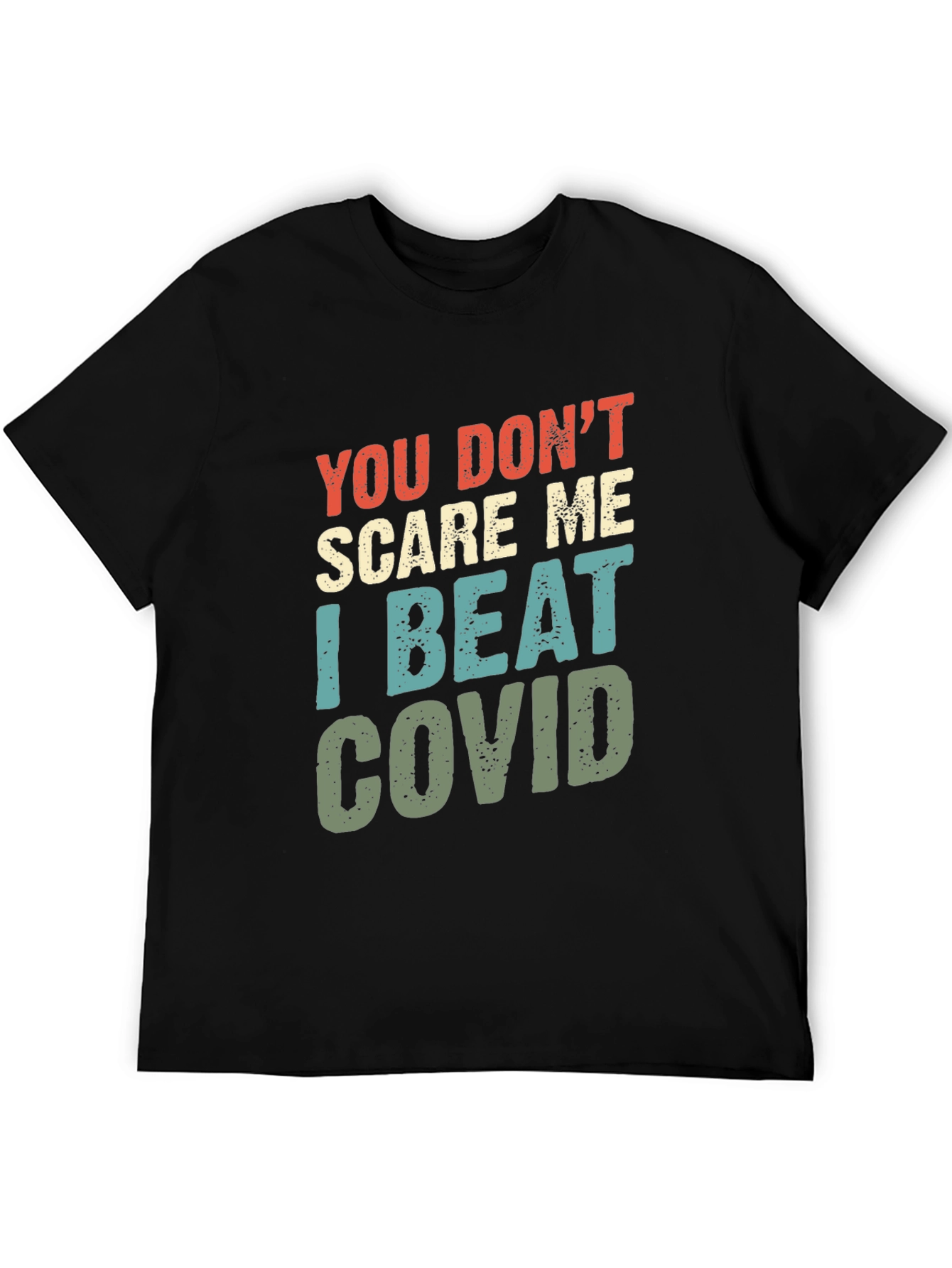 I Beat COVID T-Shirt - Funny Recovery Tee