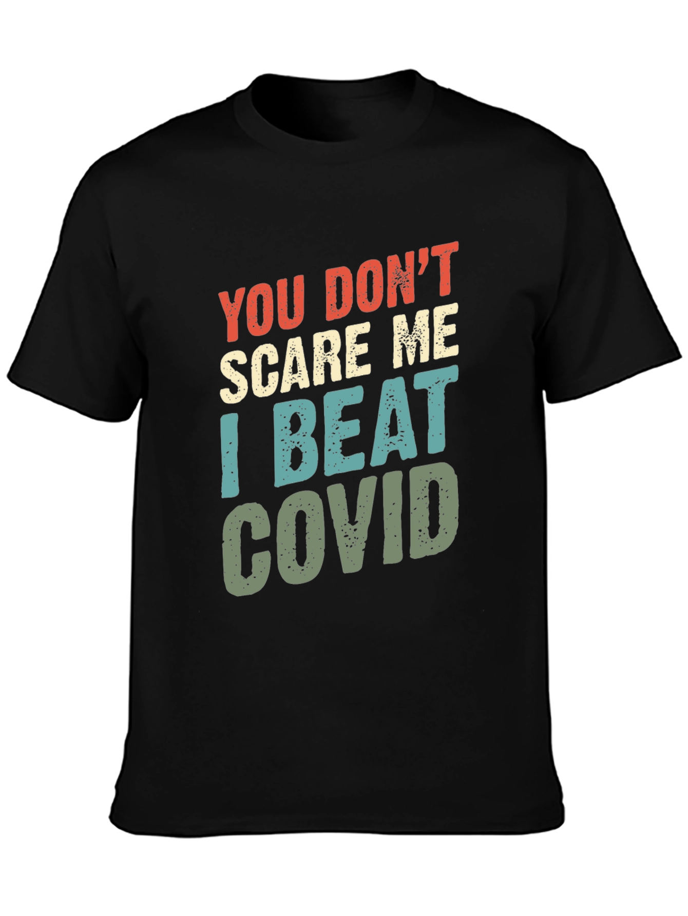 I Beat COVID T-Shirt - Funny Recovery Tee