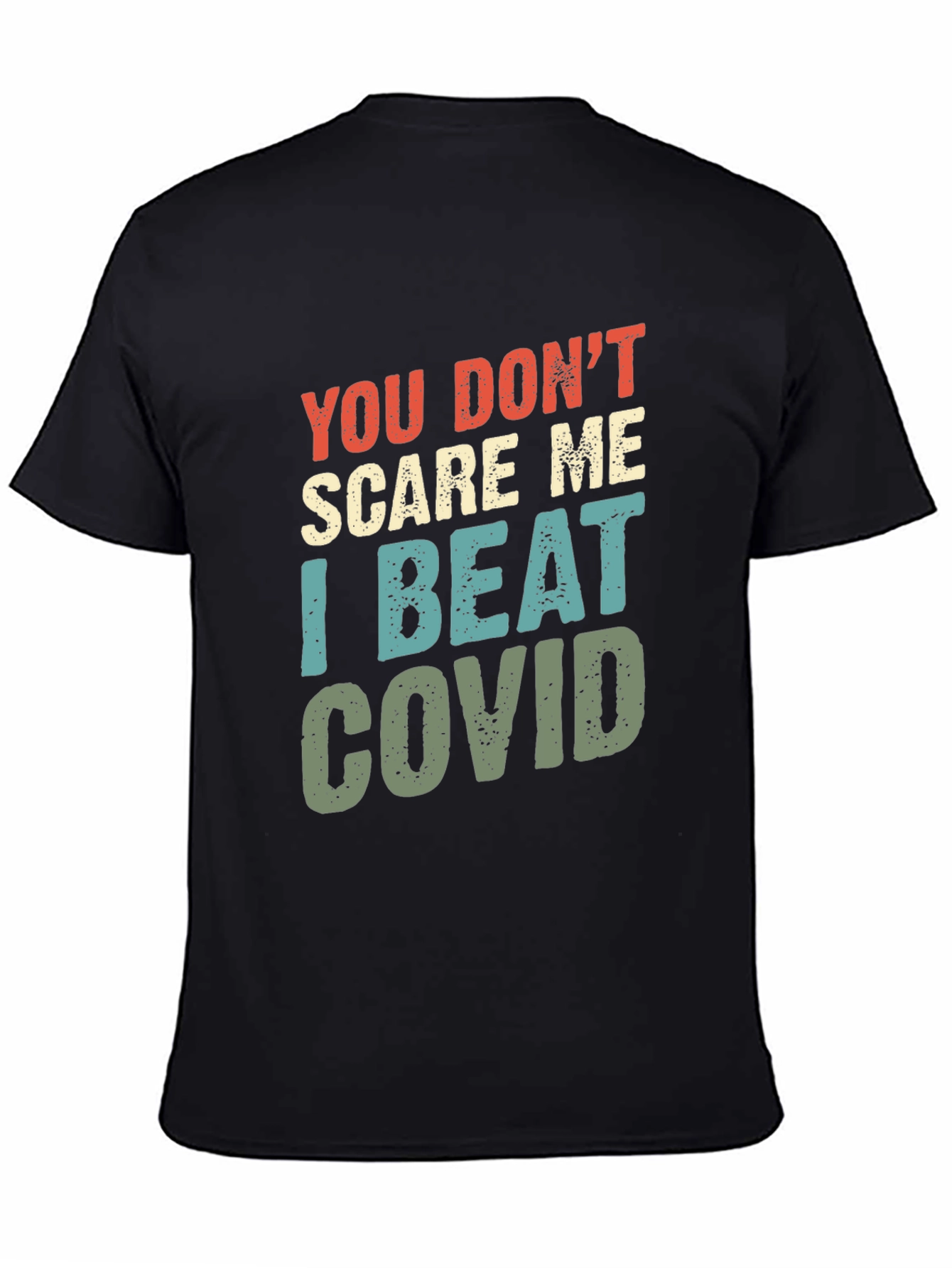 I Beat COVID T-Shirt - Funny Recovery Tee