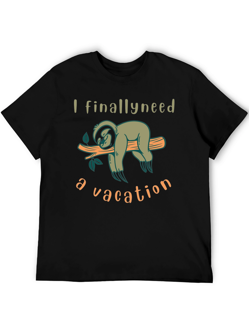 Sloth Vacation T-Shirt - Relaxing Lazy Days