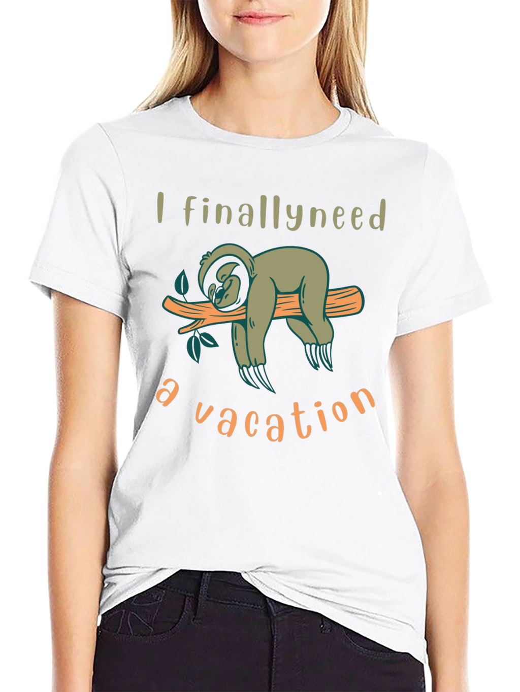 Sloth Vacation T-Shirt - Relaxing Lazy Days