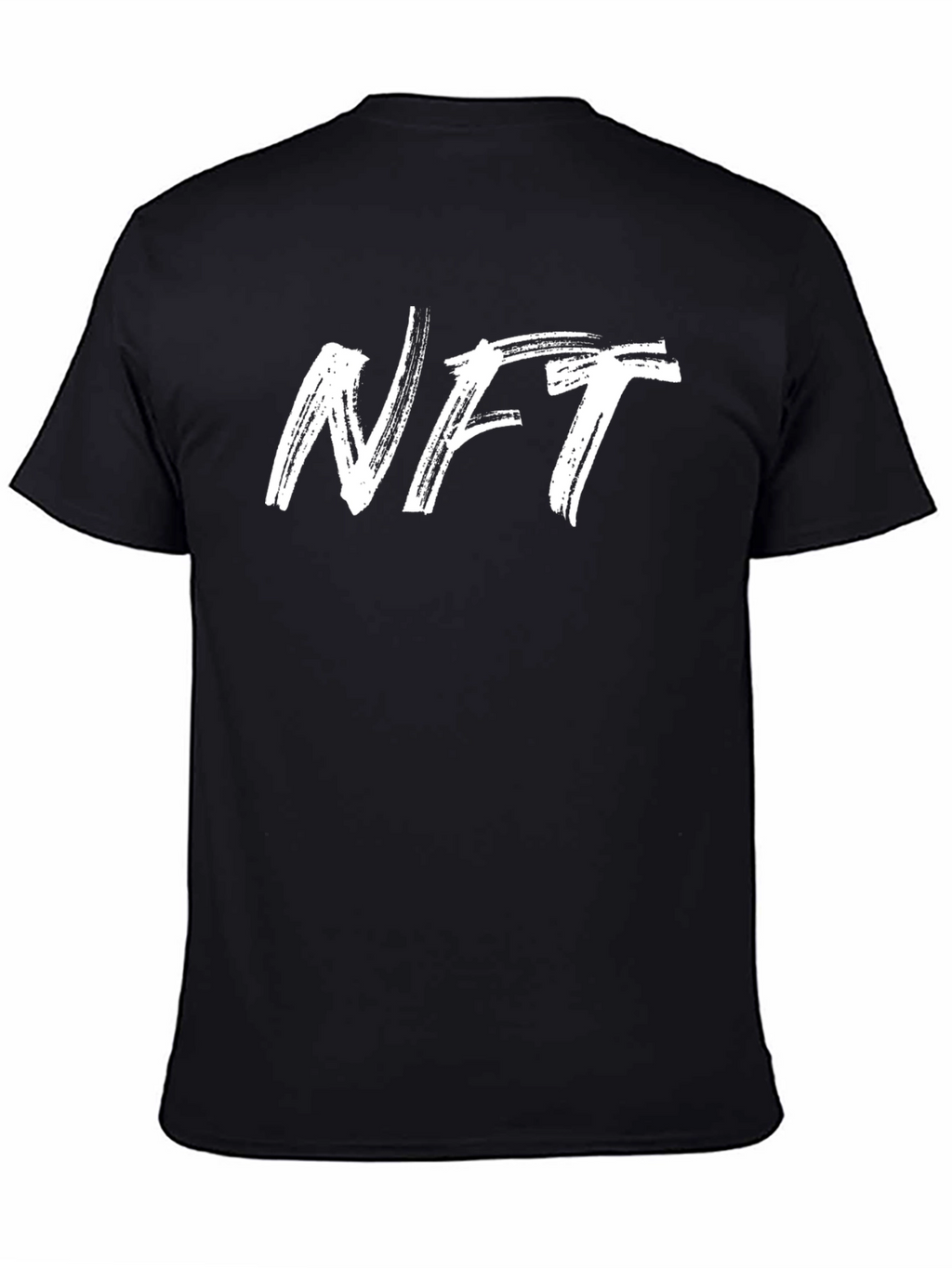 NFT Brushstroke Graphic Tee - Black