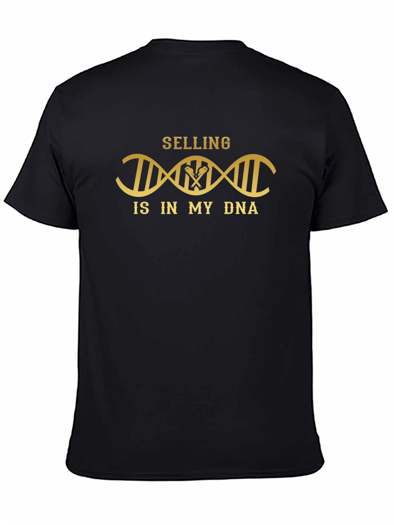 Selling DNA T-Shirt - Black Crew Neck