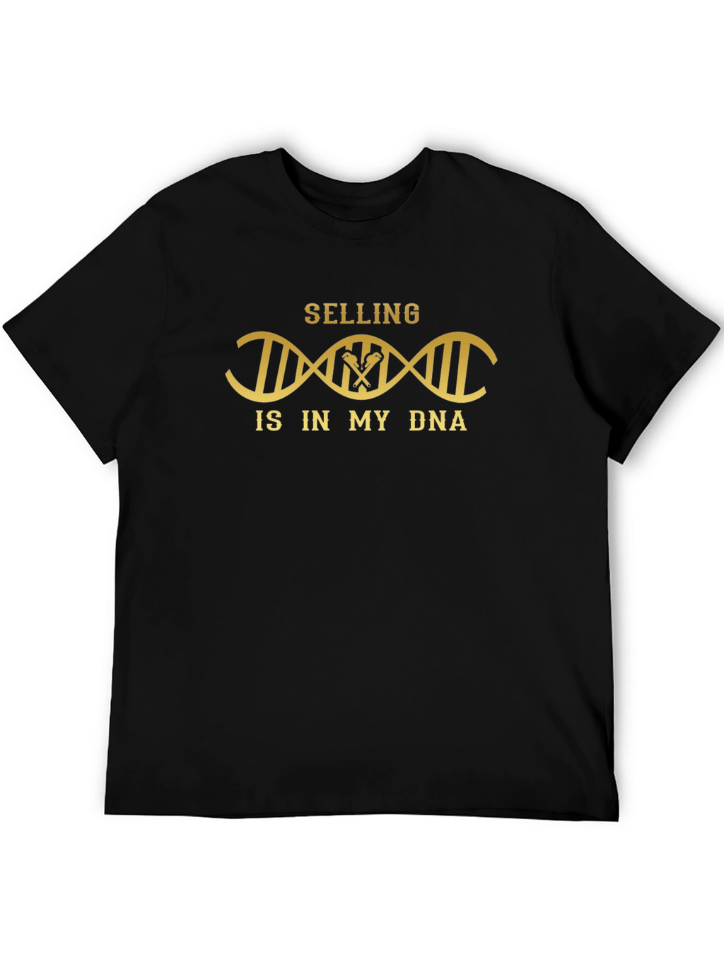 Selling DNA T-Shirt - Black Crew Neck