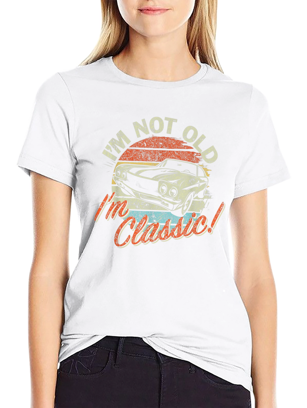 Im Not Old Im Classic Car Graphic Tee
