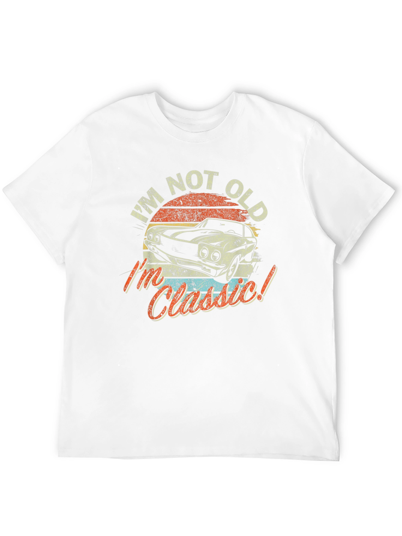 Im Not Old Im Classic Car Graphic Tee