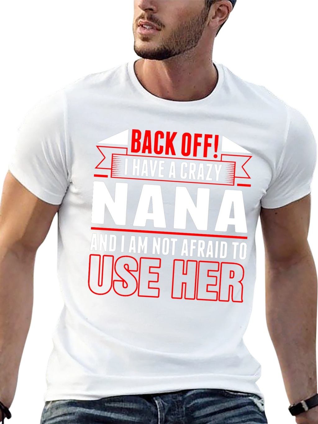 Crazy Nana T-Shirt - Funny Novelty Tee