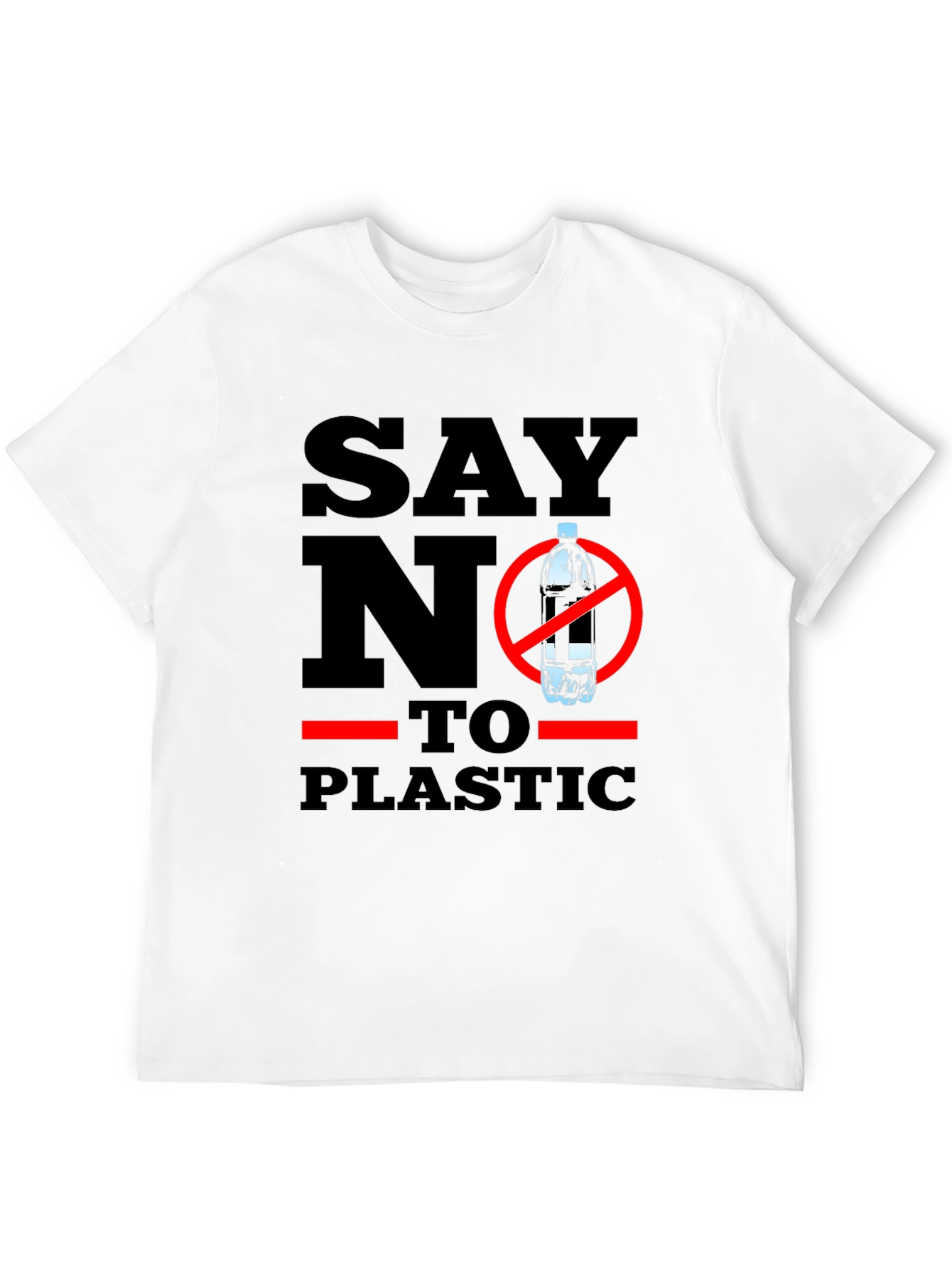 Say No To Plastic - Eco-Friendly T-Shirt