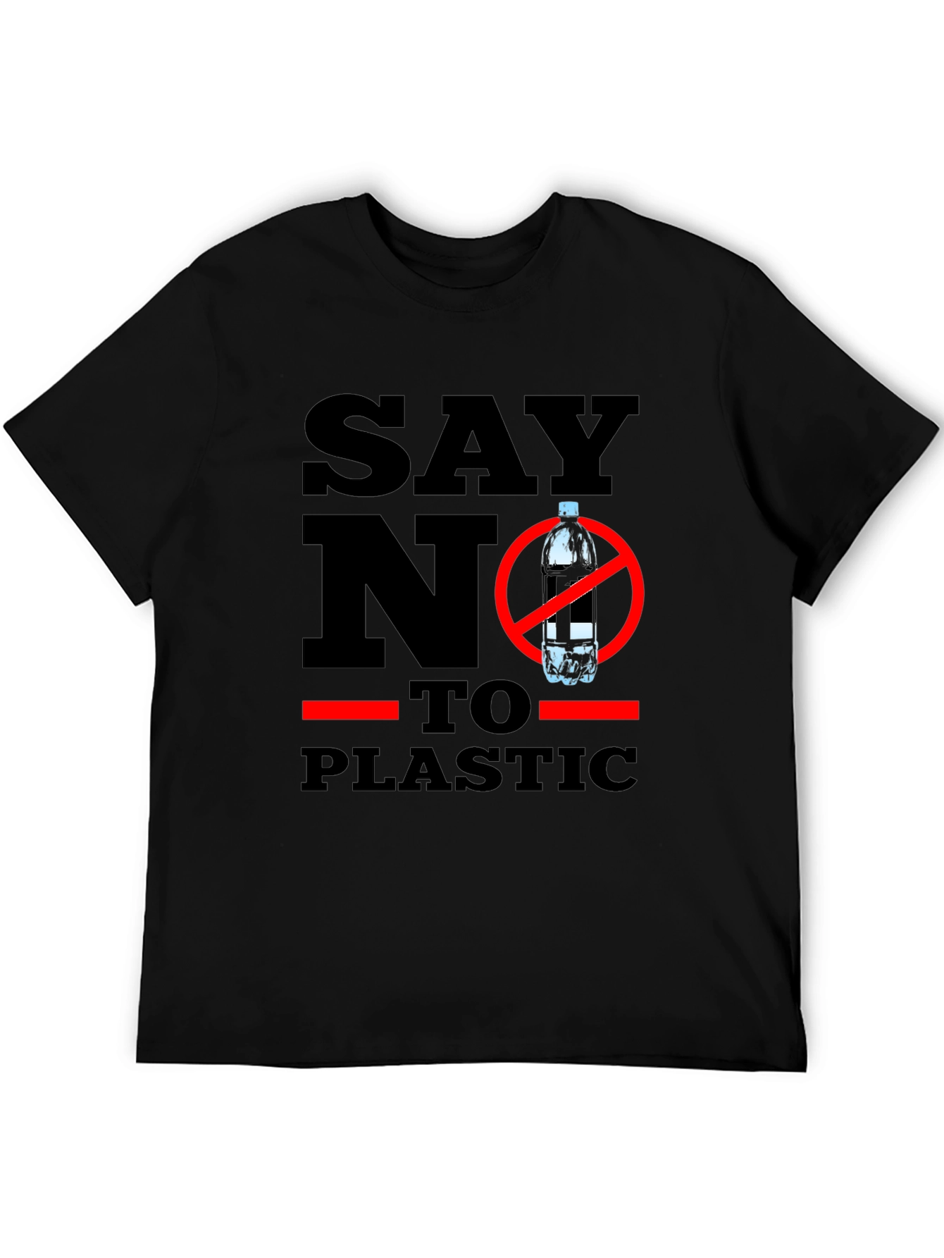 Say No To Plastic - Eco-Friendly T-Shirt