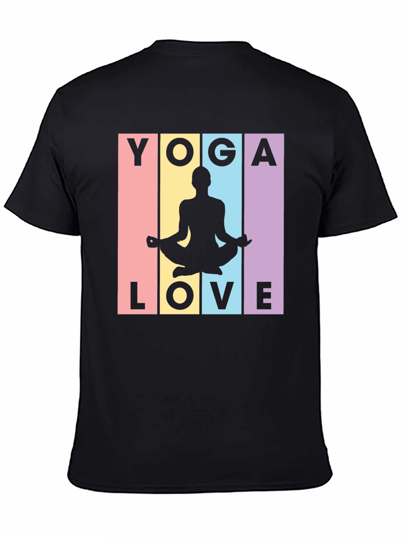 Yoga Love Graphic Tee - Stylish Meditative Design