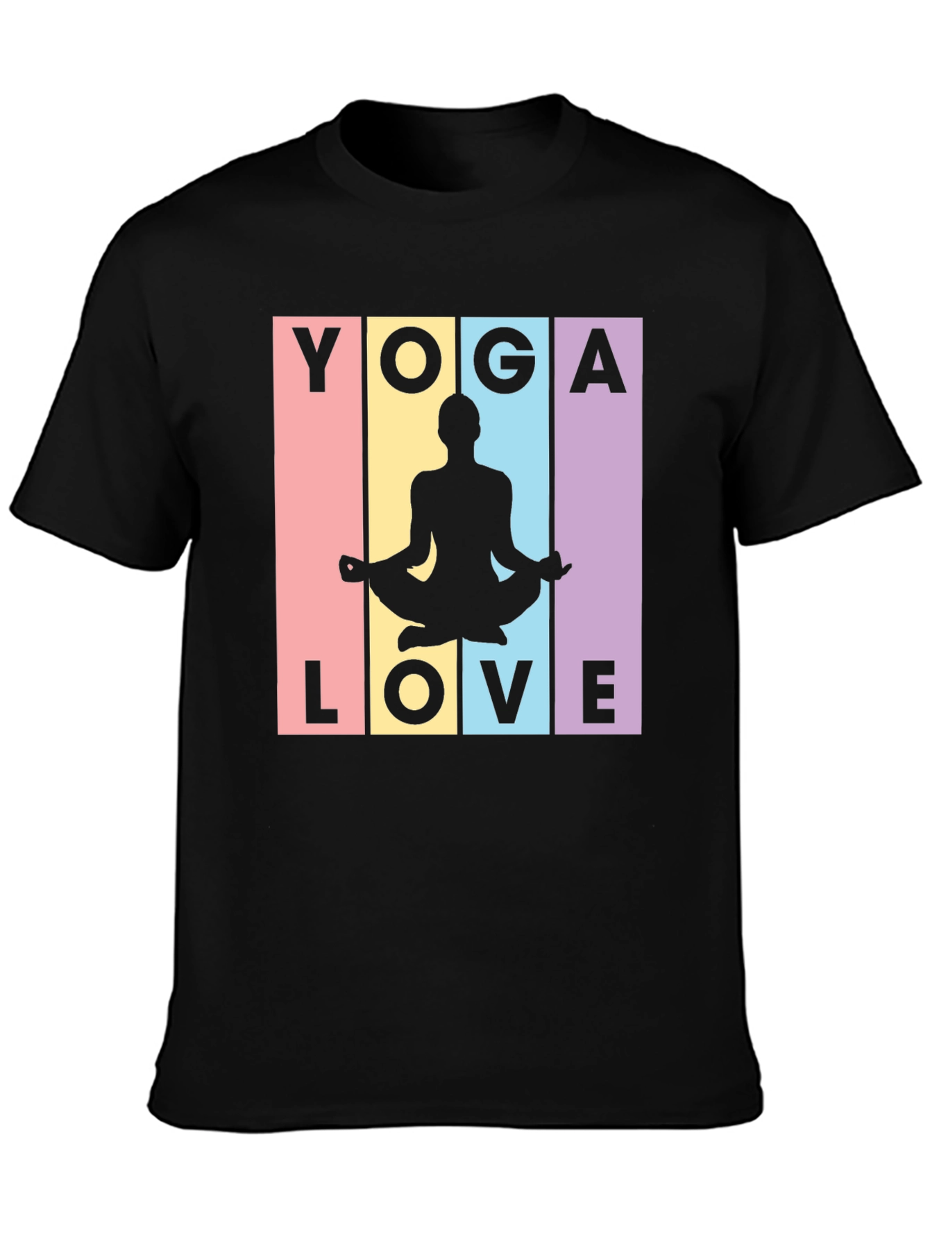 Yoga Love Graphic Tee - Stylish Meditative Design