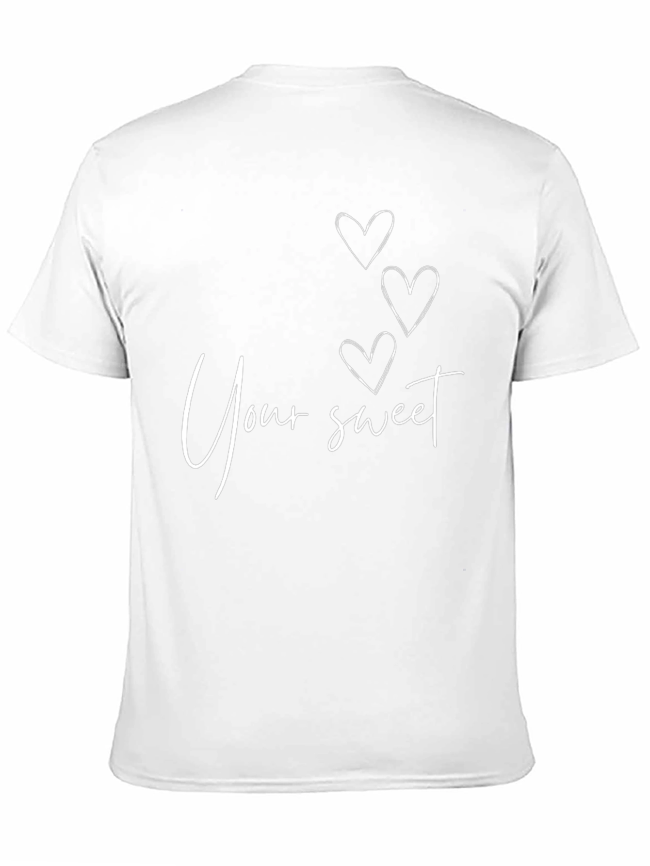Sweet Hearts Graphic Tee - Black