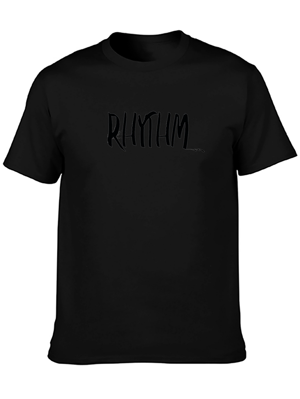 RHYTHM Graphic Print Black T-Shirt