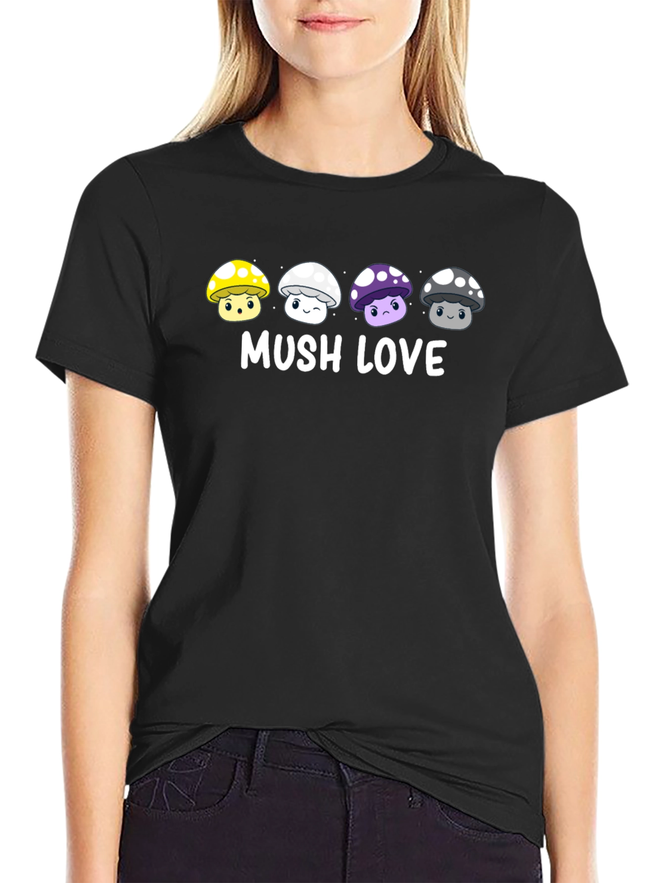 Mushroom Love Graphic T-Shirt